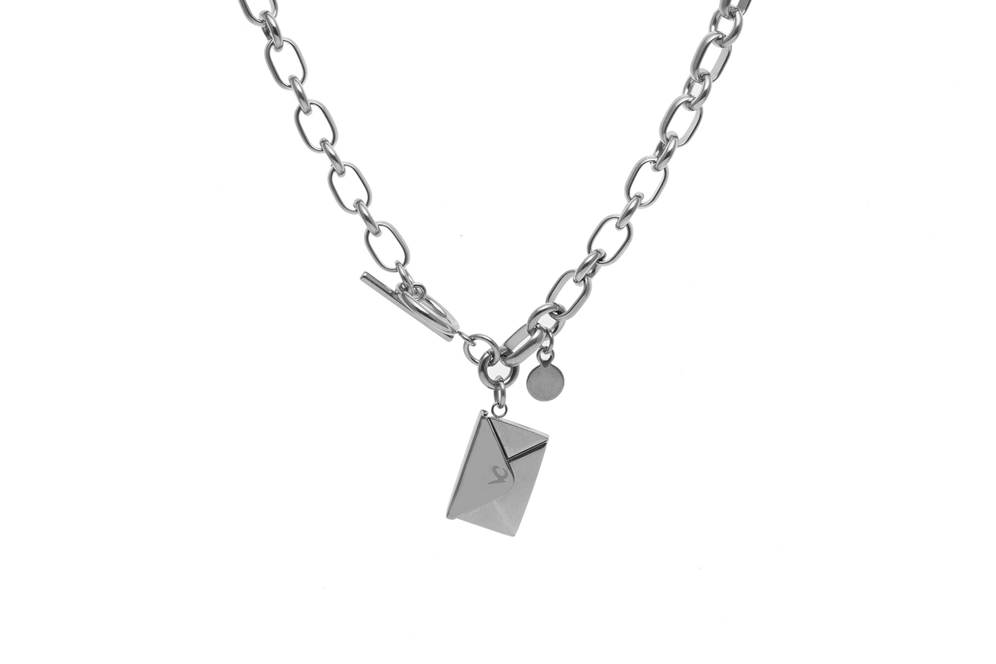 Envelope Customize Engraving Necklace