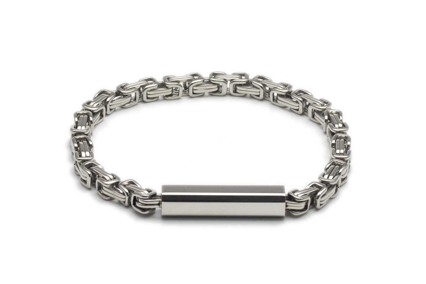 Nexus Customize Engraving Bracelet - Silver