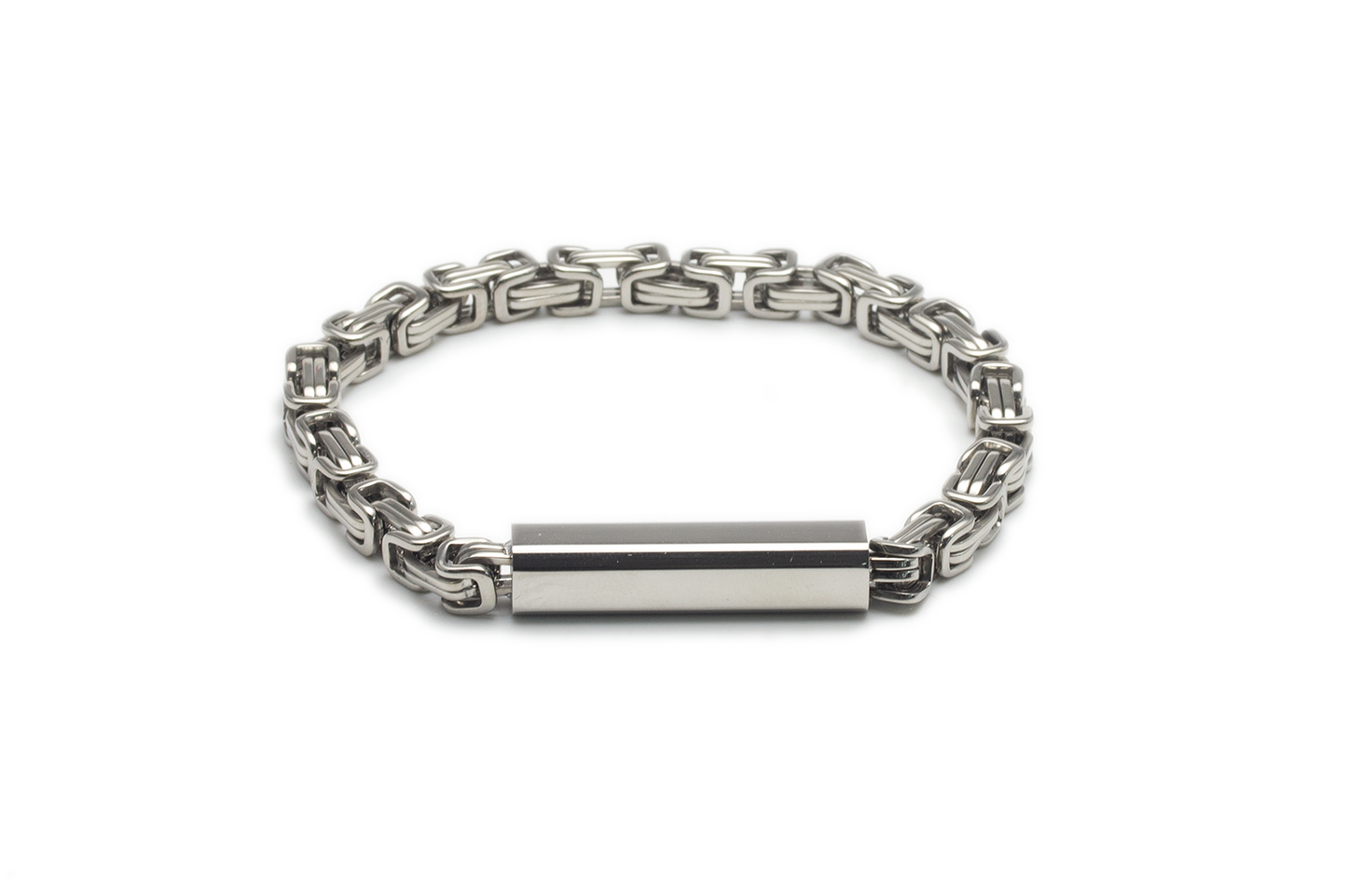 Nexus Customize Engraving Bracelet - Silver