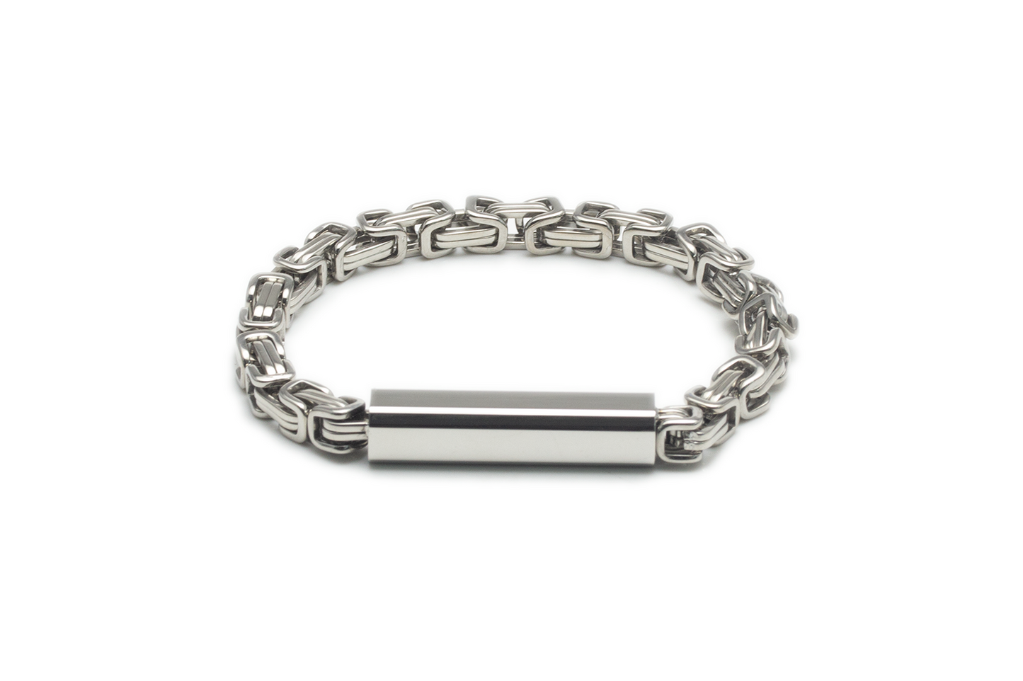 Nexus Customize Engraving Bracelet - Silver