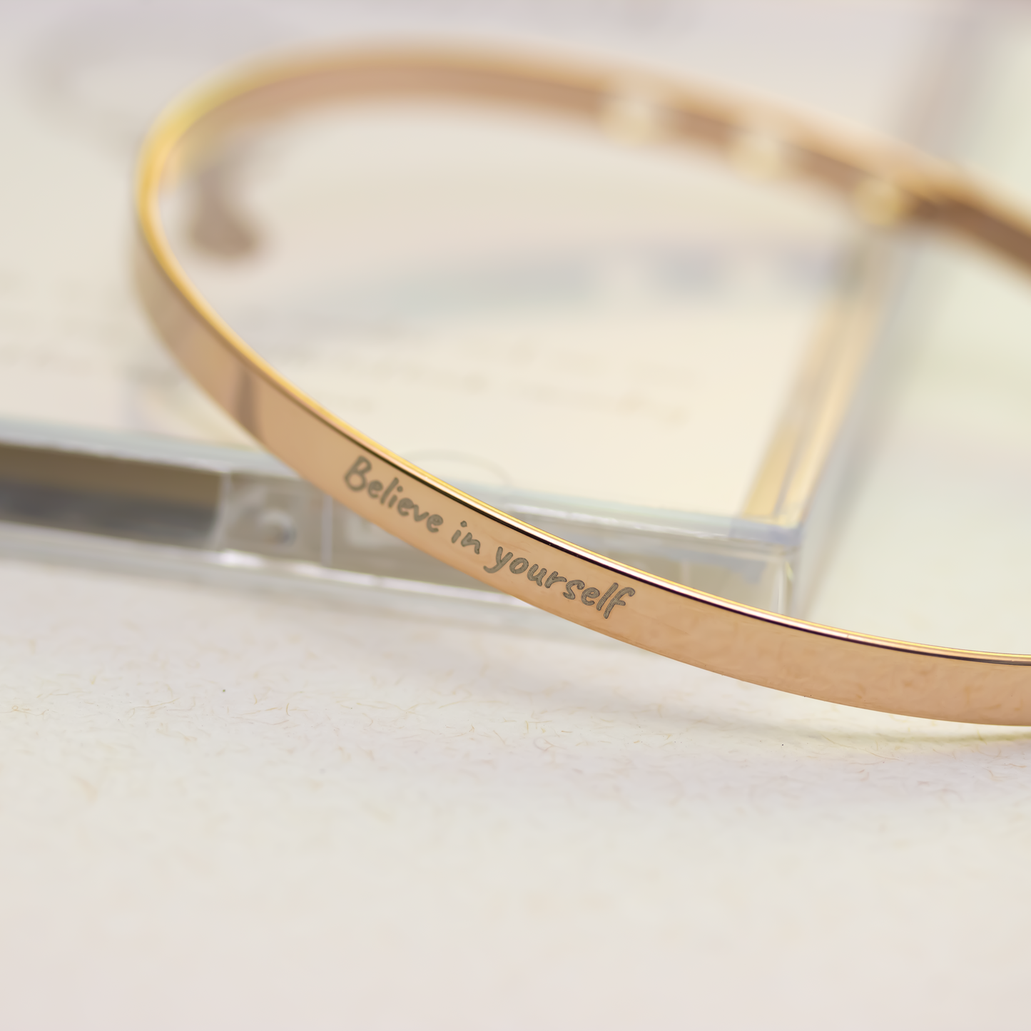 Customize Engraving Message Bangle - Special CD cover edition