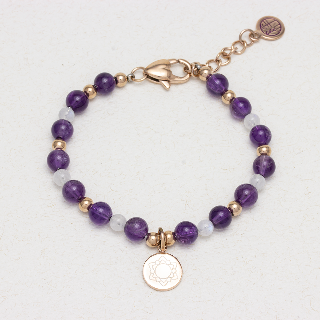 Chakra Crystal Stainless Steel Bracelet - Memory Crystal