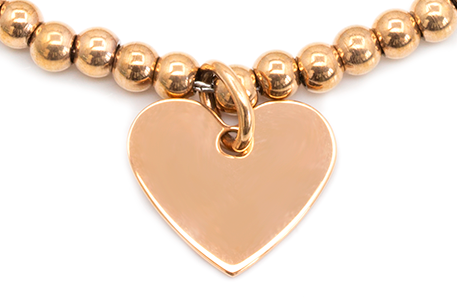 Hearted You Customize Bracelet - Rose Gold