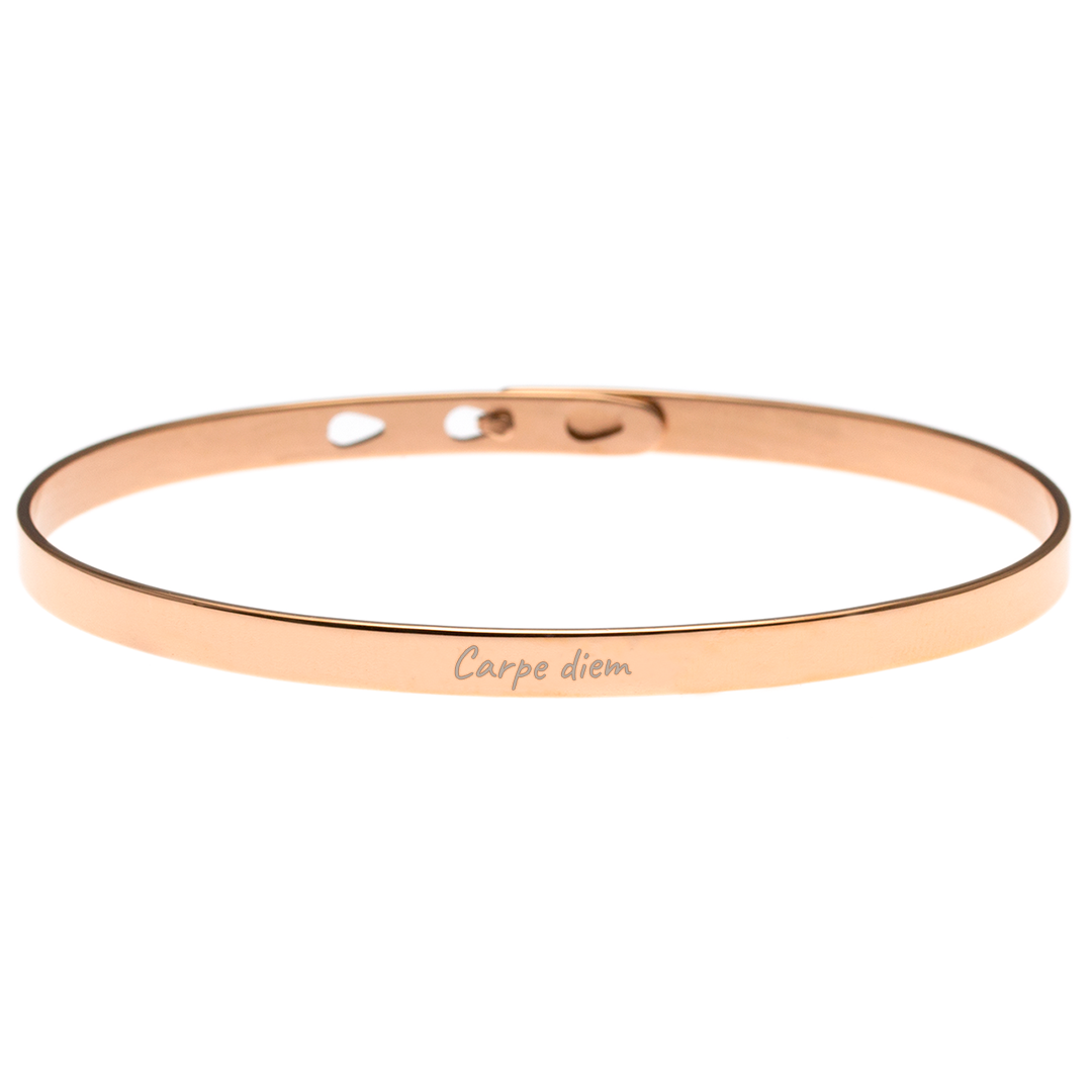 Inspiring Quote Engraving Message Bangle - CD box version