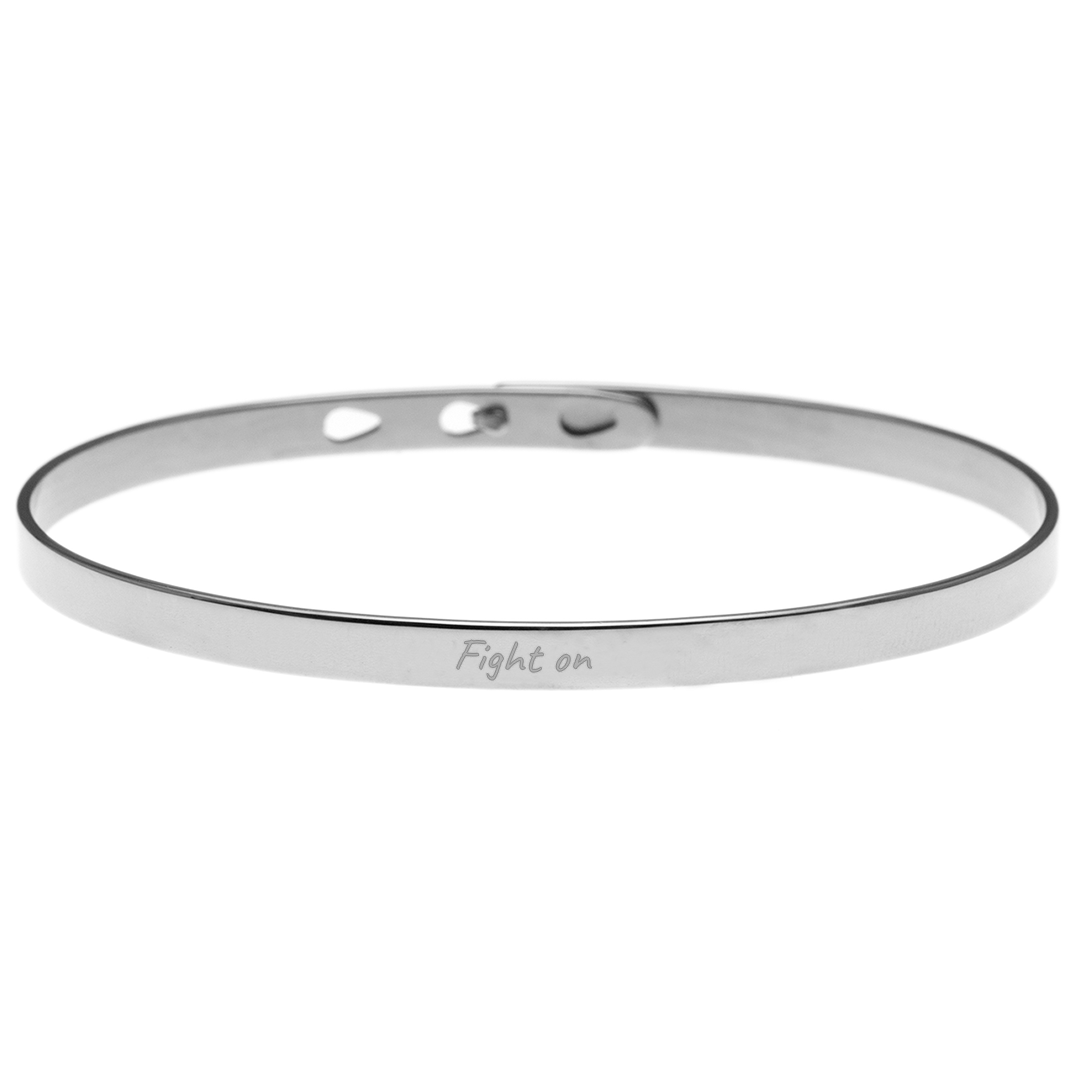 Inspiring Quote Engraving Message Bangle - CD box version