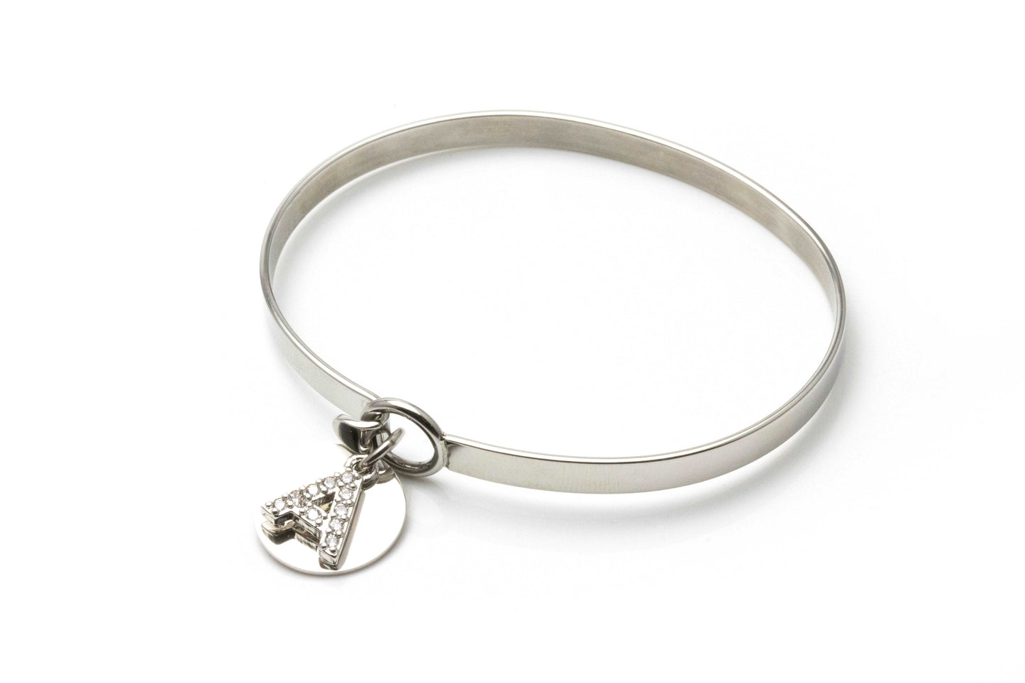 Je t'adore Customize Engraving Bangle - Silver