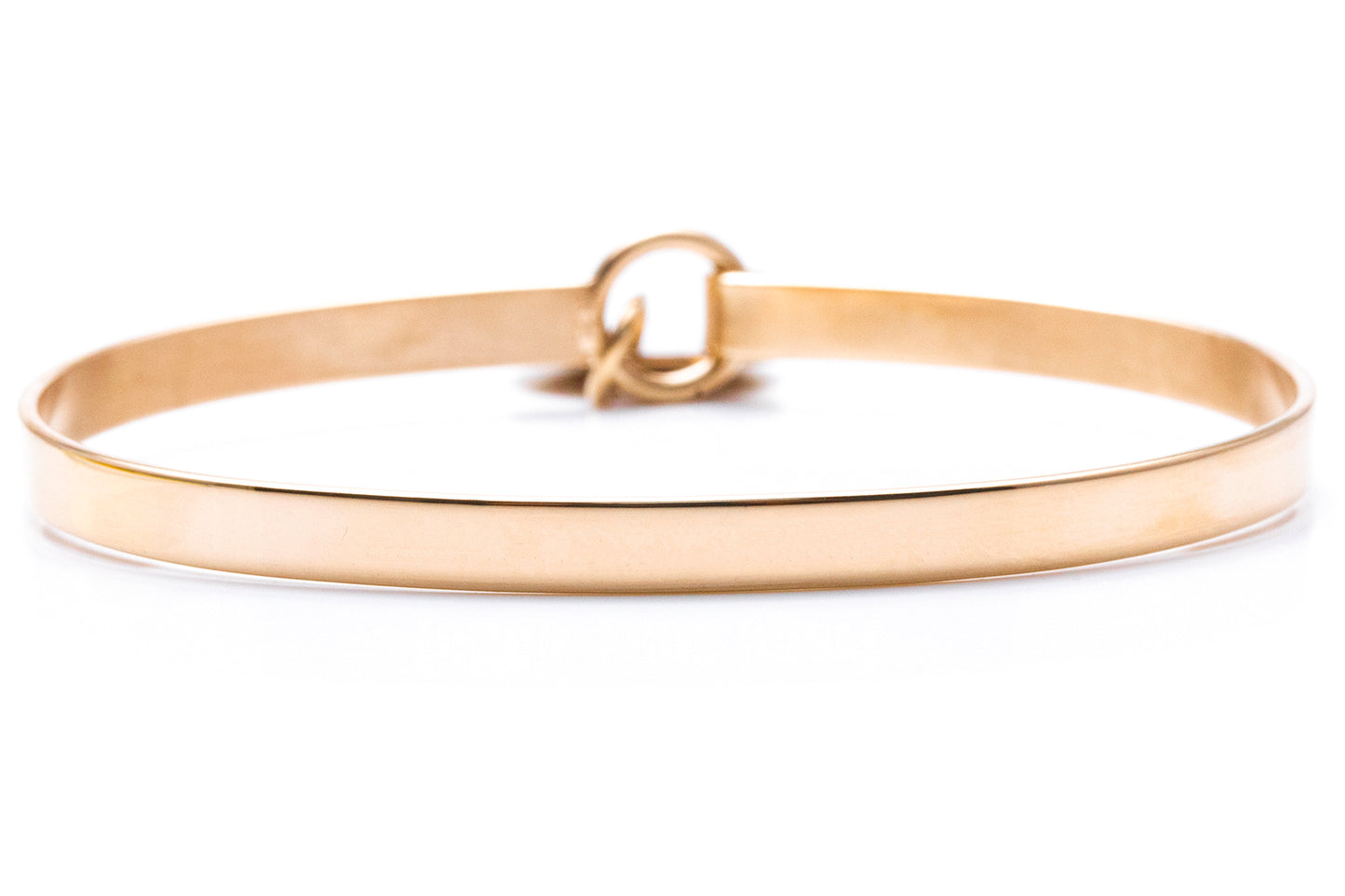 Je t'adore Customize Engraving Bangle - Rose Gold