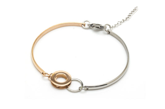 Dual Circle Bangle