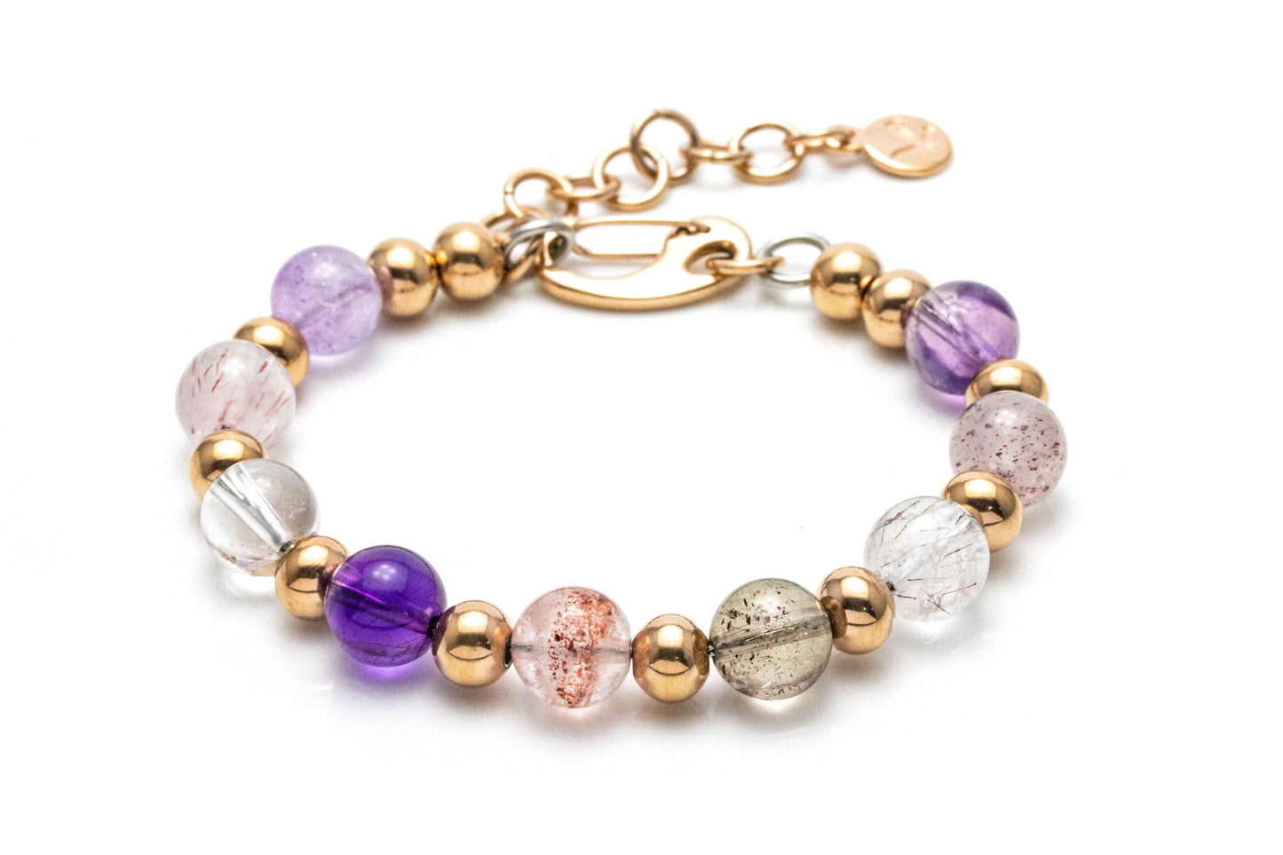 Super Seven Gemstone Bracelet - 8mm beads