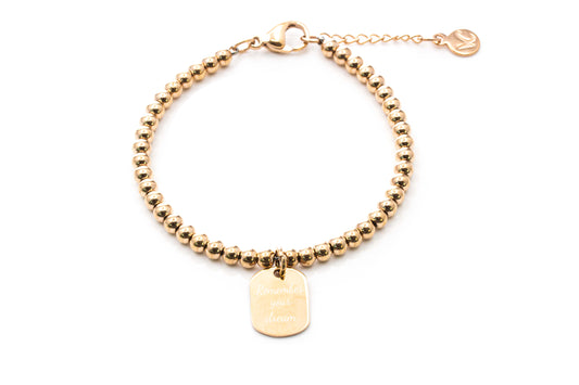 Remember your dream Bead Bracelet - Rose Gold