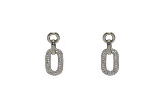 Silver Chain Earrings