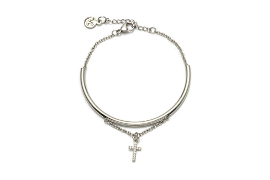 Cross Charm Bracelet