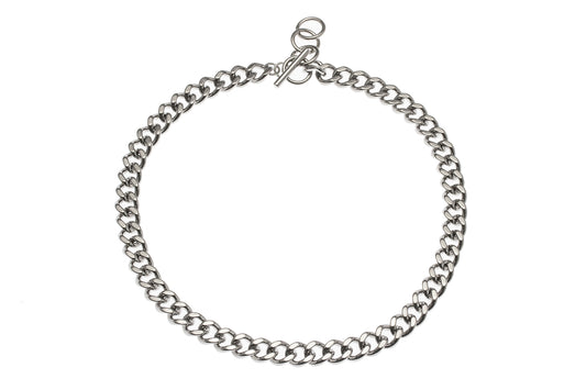 Stainless Steel Chain Necklace - Silver