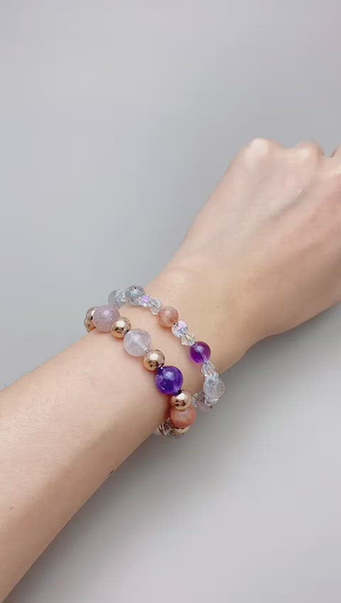 Super Seven Gemstone Bracelet - 10mm beads